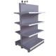 Factory Custom Size Color Double Sided Matte Gray Convenience Store Shelves Grocery Store Shelves