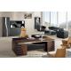 luxury office executive manger leather table/luxury leather office executive manager desk