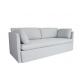 Fabric sofa loveseat pure foam padded seats two arm pillows and two back cushions