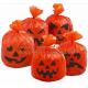 Halloween lawn and leaf bags for Halloween outdoor decoration,DELUXE GLOW IN THE DARK Pumpkin Leaf/Lawn/Yard bags bageas