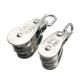 Durable Stainless Steel S3151 Folding Double Pulley Block for Water Treatment Needs