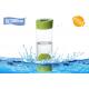 Portable BPA Free plastic alkaline water filter bottle with carry bag