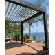 Waterproof Rating IP67 Aluminum Louvered Pergola For Outdoor Living Space