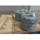 PVC Coated Bob Wire Double Strand Galvainzed Bobbed Wire Silver Color