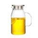 1800ml Glass Water Pitcher With Filter Withstands Temperature 0 ℉ - 300 ℉