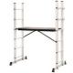 2x6  Extension  Aluminum Scaffold Tower With One Plank Non Marring Feet