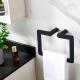 ODM Black Bathroom Towel Rings Hand Towel Holder Wall Mounted