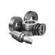 Impact Resistance Steel Guide Rollers , Groove Surface Tungsten Carbide Parts