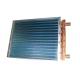 Aluminium Fin Heat Exchanger , 16x20 Water To Air Heat Exchanger Copper Tube
