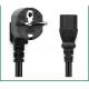 CEE7/7 Schuko Plug To IEC 60320 C15 VDE Power Cords for Home appliance