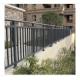 High Strength Zinc Steel Railing Protective Fencing Galvanized Finish Weather Resistance