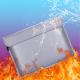 Waterproof Fireproof Document Bag Fire Resistant Money Pouch 15X11 Inches For Important Papers