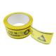 Customized warning protection floor marking PVC tape
