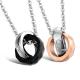 New Fashion Tagor Jewelry 316L Stainless Steel couple Pendant Necklace TYGN231