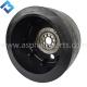 High quality wheeled paver spare parts BF300P front rubber wheel for bomag