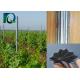 Agricultural Vineyard Grape Pole Plant Support Posts N Shape Holes Size 2.0MM x 2.4M