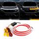 RGB color LED Car Interior Atmosphere Lights with Remote Control waterproof monochrome mold injection flexible LED strip