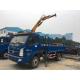 Factory sale best price YUEJIN 3tons knuckle crane boom mounted on truck, YUEJIN hydraulic folded truck with crane