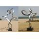 Height 120cm Polished 316 Stainless Steel Abstract Art