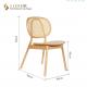 Morden Design Dining Chair, solid wood frame, natural ratton finished, hot sell dining chair