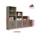 Wooden File Cabinet for Leisure Facilities and Open Storage Shelf in Office Building