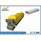 3KW Steel Downspout Roll Forming Machine , PLC Control Round Downspout Machine