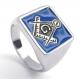 Tagor Jewelry Super Fashion 316L Stainless Steel Casting Ring PXR318