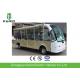 Eco Friendly 72V Battery Operated 14seats Electric Shuttle Bus Sightseeing Cart With Foldable Rain Shade