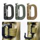D Shape Plastic Carabiner Must-Have Accessory for Molle Tactical Backpack