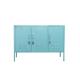 Colorful Bedroom Small Metal Storage Cabinet with 4 Feet