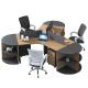 3/6 Person Workstation Simple Modern Office Furniture with Desk Chair and Screens