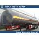 5mm Thickness Tank asphalt bitumen heavy oil tanker trailer with heating device
