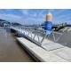Anti UV Marine Aluminum Gangways WPC Decking Residential Floating Dock Ramp Bridge
