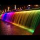 Morden Color Changing Waterfall Fountains Musical Signal Control