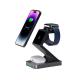Customizable 3 in 1 Magnetic Wireless Charger for Headset Watch Desktop Qi Charger