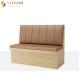 Custom PU Leather Restaurant Booth 1m Length 2 Seater Sofa Chair