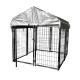 Galvanized or pvc coated Single/Double door folding metal dog cage