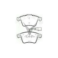 Wear Sensor Included Front Brake Pads Compatible With Volkswagen D978