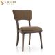 Solid Wood High Back Fabric Dining Room Chairs Modern Style Chair 87cm Height