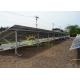 Aluminum Solar Panel End Clamps , Large Scale Ground Mount Solar Frame