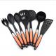 7Pcs Silicone Cooking Utensil Set Non Stick Heat Resistant Spoon And Utensils