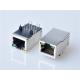 RJ45 Modular Jack Connector, Through Hole Type,  Transformer, with LED