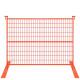 Yellow Powder Coated Construction 6mm Canada Temporary Fence