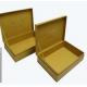 hinged lid and base  tea gift box with ribbon  book shape lid and base  cosmetics packaging box