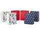 Custom Style Merry Christmas Kraft Paper Bag For Gift Package Pattern Type Custom