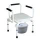 Medical Aluminum Alloy Commode Handicapped Bath Toilet Chair