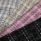 Herringbone Check Polyester Worsted Tweed Wool Fabric 150cm Width