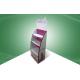 Adjustable 3 - Shelf POS Cardboard Displays for Beauty Care Products