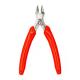 Oblique nose pliers, PVC handle, shearing diameter 0.2-1.2, stainless steel head, clamp handle 75mm