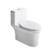 Round Bowl 1gpf One Piece Toilets Siphon Flush 4L S Trap 400mm